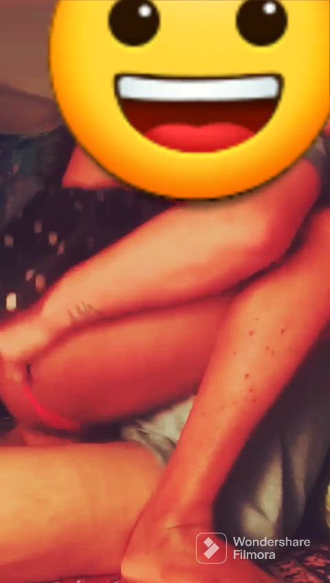 Filming a love session with GF
