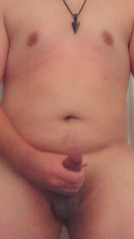 Wish someone was on there knees sucking me off and playing with my balls