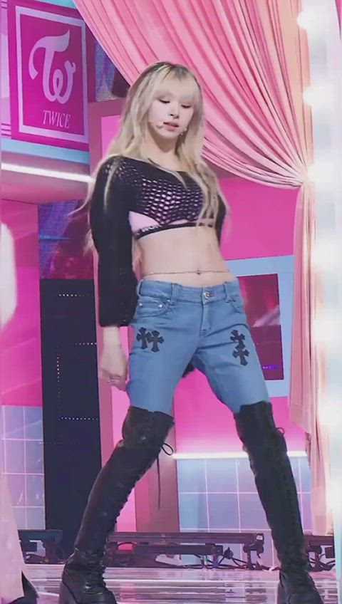 dancer stomach kpop gif