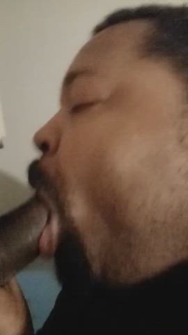 bbc beard cock worship gay glory hole gif