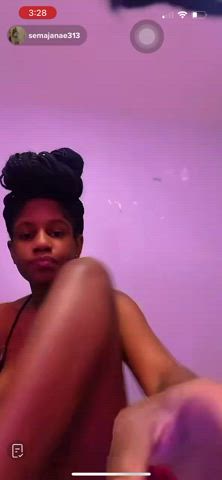 accidental downblouse ebony nipples nipslip tiktok tits gif
