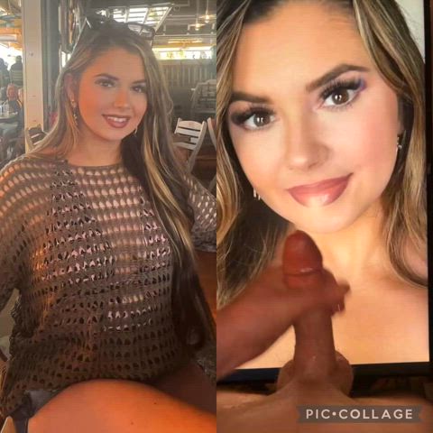 babecock brunette cum cumshot milf tribbing tribute gif