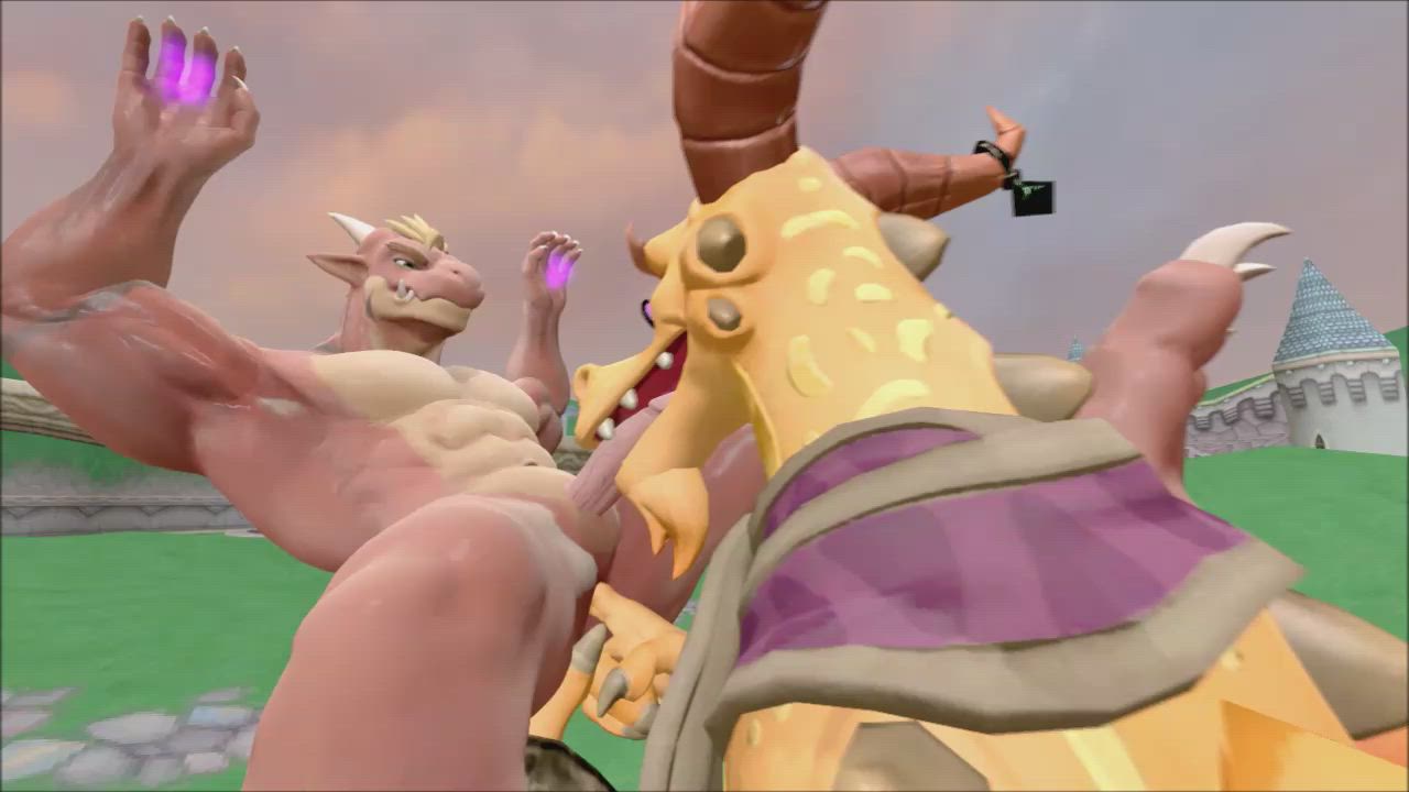 3D Animation Blowjob Gay Nude Oral SFM gif
