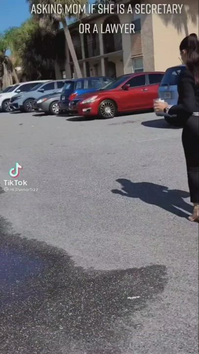 Amateur Big Ass Candid Homemade Spanking Thong TikTok Voyeur gif