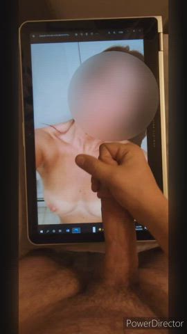 big dick big tits brunette cumshot tribute gif