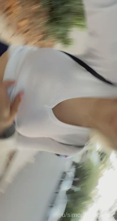 Giving my tits much needed fresh air [F]