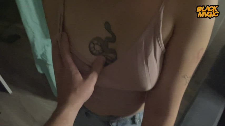 blowjob cheating homemade neighbor pov redhead russian sucking tits gif