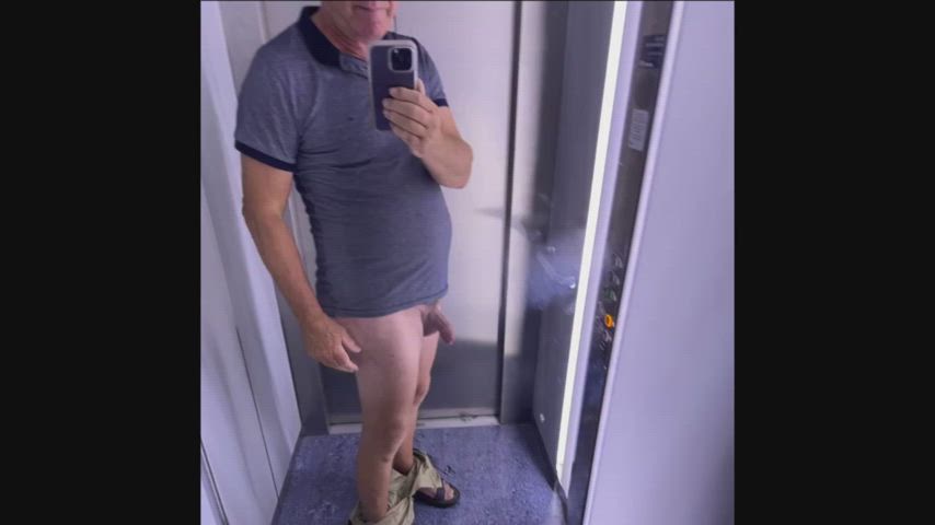 cock penis public selfie gif