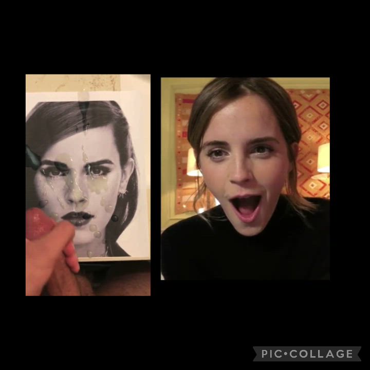 Emma reacts to my load