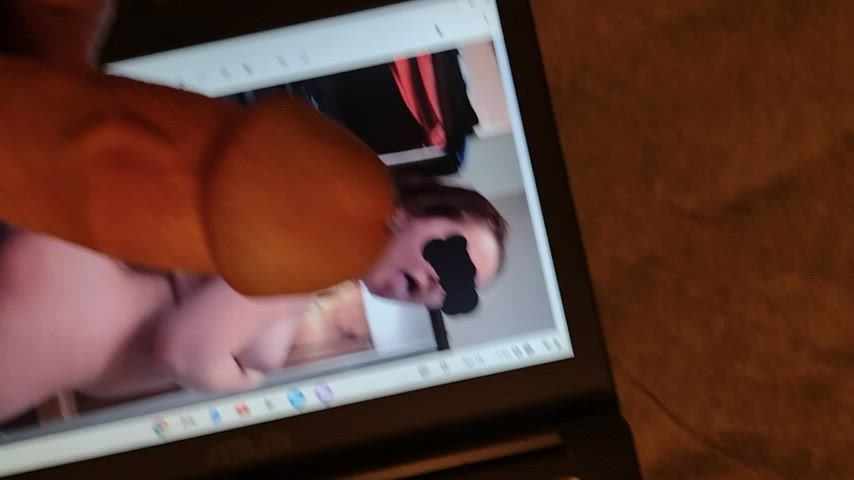 ass boobs redhead tribute gif