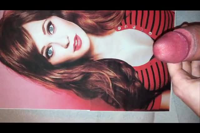 Celebrity Cum Cumshot Tribute Zooey Deschanel gif