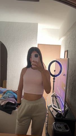 boobs natural tits nsfw petite gif