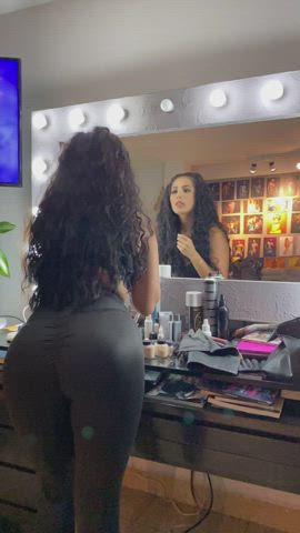 anal ass boobs latina onlyfans ponytail riding squirting twerking gif