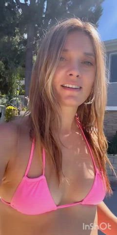 bikini body pool small tits spencer grammer swimming pool thick gif