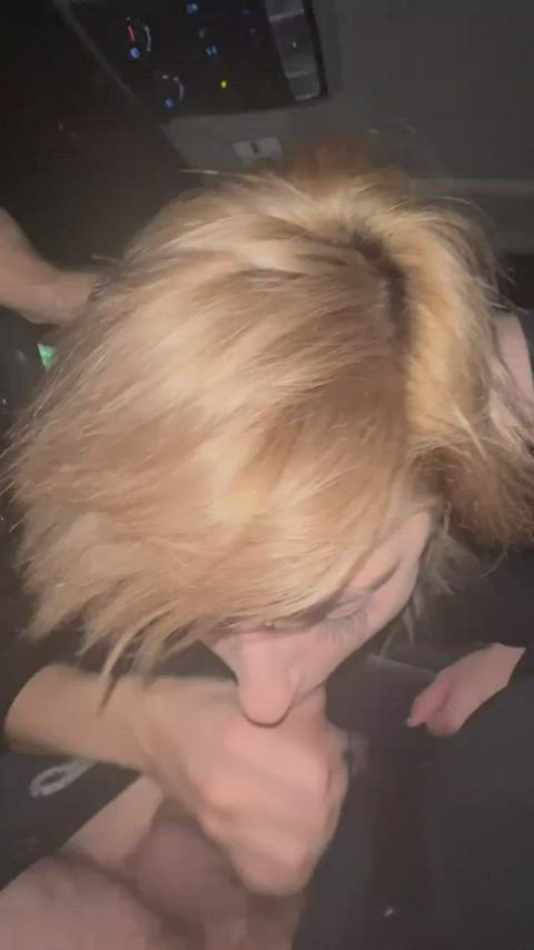 babe blowjob car sex handjob homemade gif