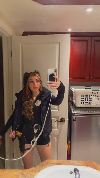 18 Years Old Amateur OnlyFans Police Teen TikTok gif