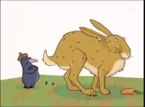 RABBIT DOING A POO!