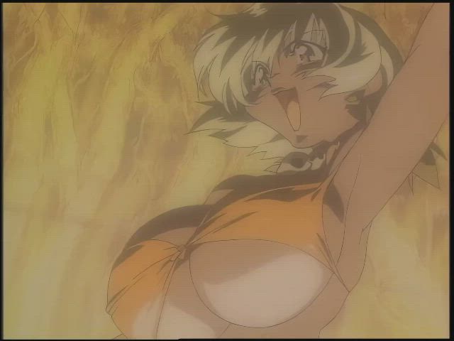 animation big tits blonde boobs ebony giantess japanese tanned gif