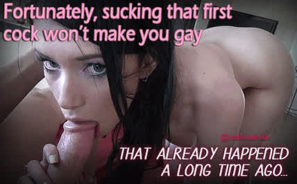 caption sissy sissy slut gif