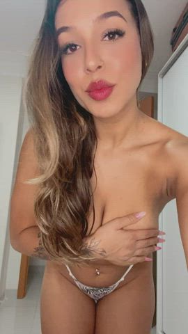 latina nipples tits gif