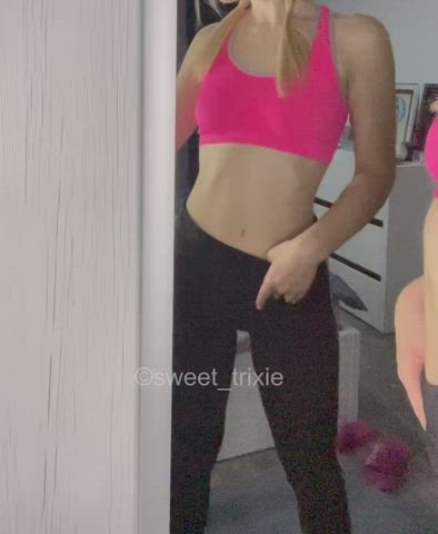 Blonde Boobs Cute gif