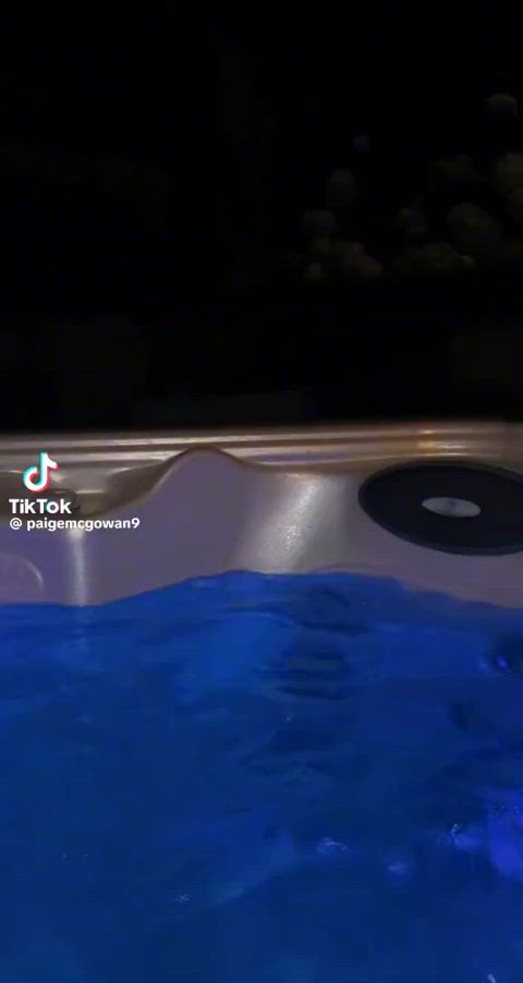 big tits bikini blonde busty pool tiktok r/tiktits gif