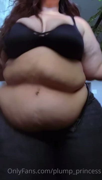 BBW Belly Button SSBBW gif