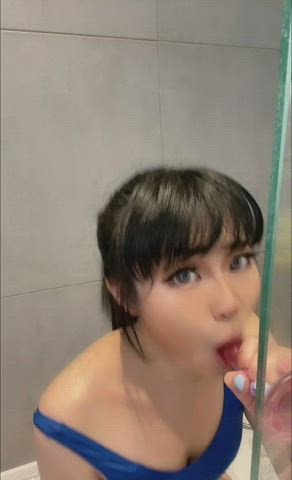 Blowbang Blowjob Dildo gif