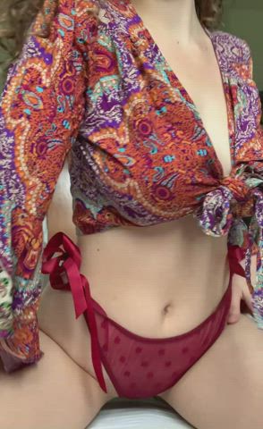 Big Tits Natural Tits OnlyFans Skinny White Girl gif