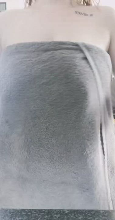 Oops my towel slipped