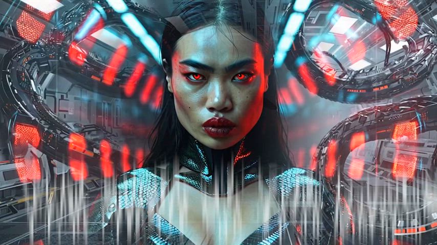 animation asian femdom hypno hypnosis latex gooner-domination gif