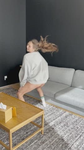 working that booty