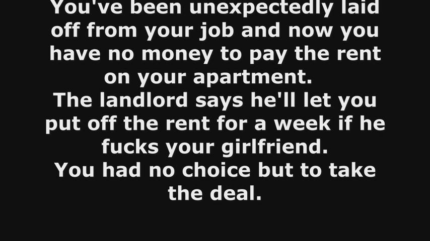 They couldn't pay the rent... but they found a way out.