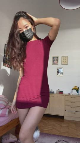 Asian Ass Spread Butt Plug Pussy Spread Teen gif