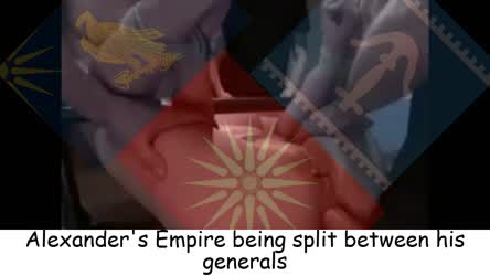 The once beautiful Macedonian Empire reduced to ashes