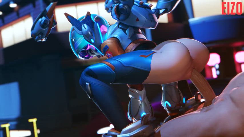 animation big ass big tits cute natural tits overwatch riding rule34 teen animated-sex