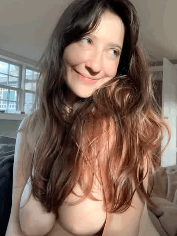 Boobs Long Hair Smile gif