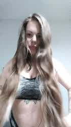 Areolas Big Tits Long Hair gif