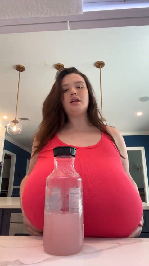big tits busty cute funny huge tits natural natural tits fun gif
