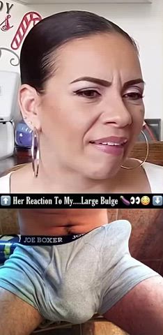 Her Instant Reaction Once She Saw My Bulge….😨 (Fake)