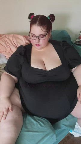 amateur bbw big tits cute huge tits nsfw natural tits onlyfans ssbbw solo gif