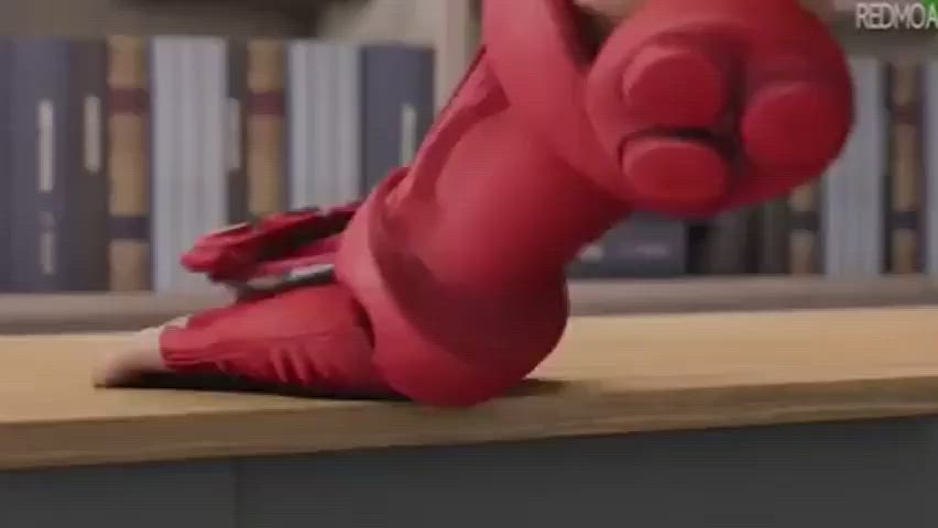 anime ass futanari hentai gif