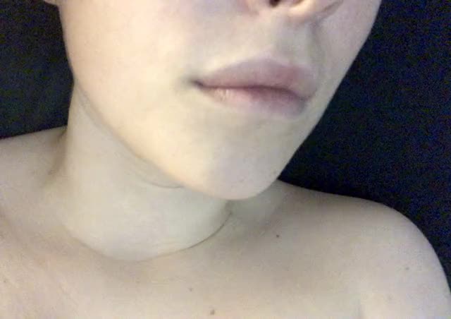 Waiting for you to cum on my face