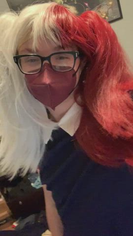 Here’s a quick peek at my Halloween costume… and what’s underneath 🤭