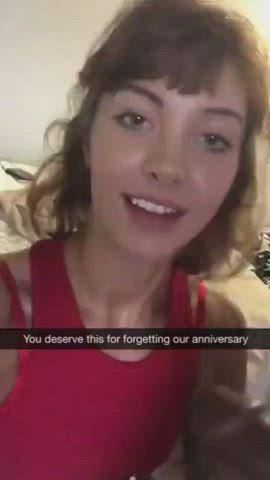 Interracial Master/Slave Masturbating gif