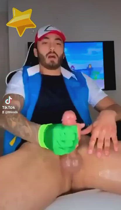 Ash used CUM CANNON. It was effective