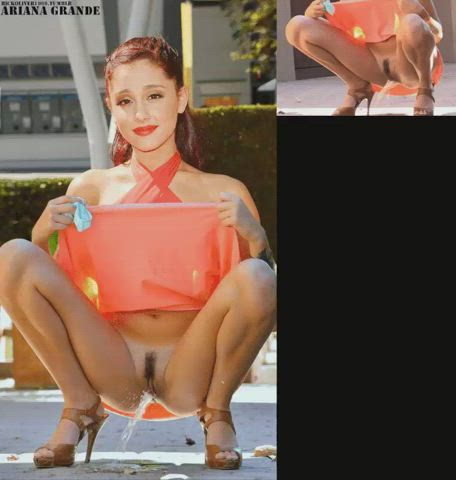 Ariana Grant Fake Pee gif