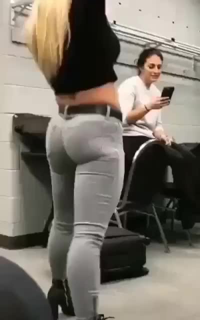 Mandy Rose tight jeans