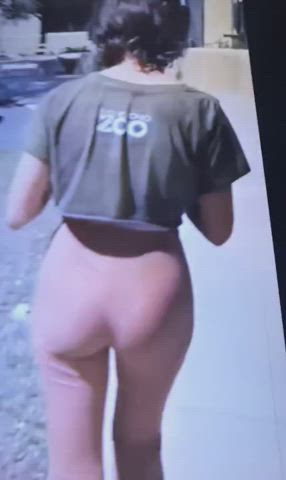 cumming to Maya's cute small ass