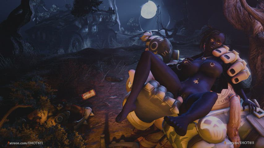 3D Animation Elf Overwatch Rule34 SFM gif